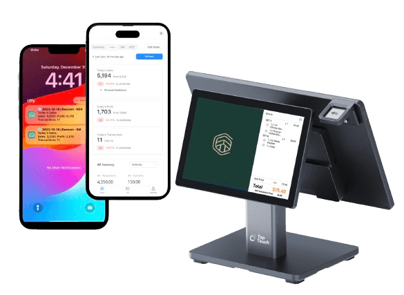 Ultra POS hardware — dual-screen terminal