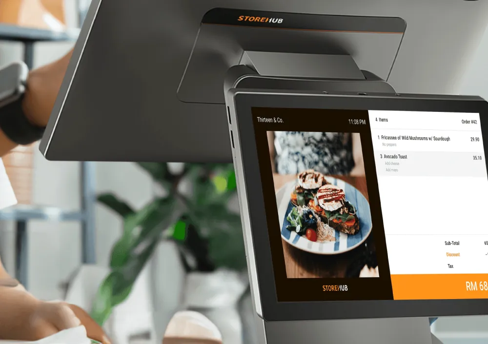 A StoreHub POS terminal