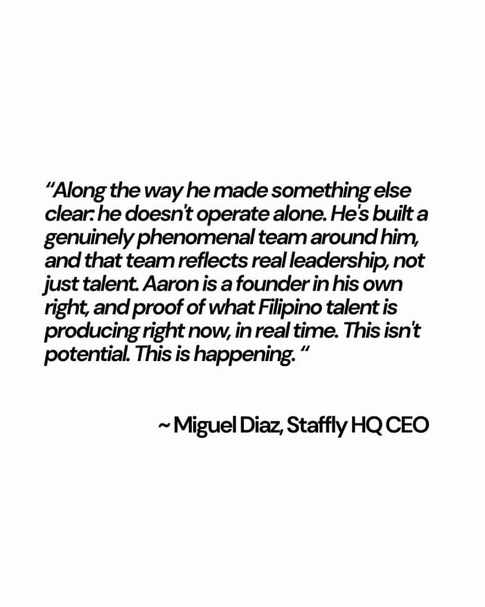 Miguel Diaz, Staffly HQ CEO, at a client meeting